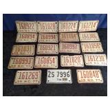 18 North Carolina /TN-1 Motorcycle Tags