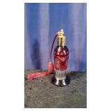 Bohemian Ruby Red Cut To Clear Glass