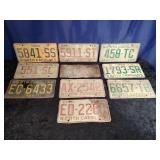 9 North Carolina Auto Tags