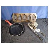 Potato Ricer, Old Mountain Skillet & Fish