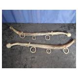 2 Horse Haines with Brass Knobs