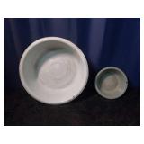 2 Enamelware Pans