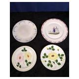 4 Decorative Wall Plates