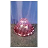 Pink Hand Blown Glass Bowl