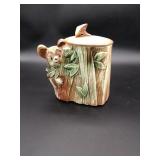 McCoy Pottery Cookie Jar Bear/Tree Trunk