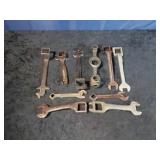 10 Antique Wrenches