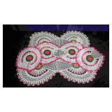 5 Crocheted Doilies