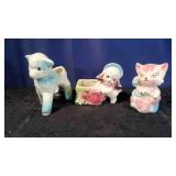 3 Animal Planters