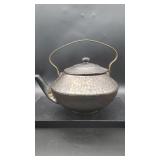 McCoy Hammered Bronze Teapot Cookie Jar