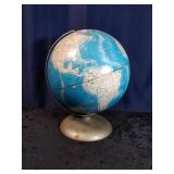 Globe on Metal Base