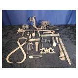 Metal Oil Lamp Wall Hanger, Carbide Lamp, Ice