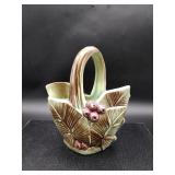 McCoy Flower Basket vase