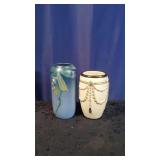 2 Weller Pottery Vases