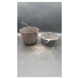 3 Footed Cast Iron Cauldren & Pot