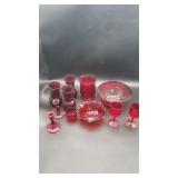 Red Glassware