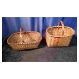 2 - Splint Wood Market Baskets