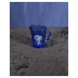 Cobalt Blue Creamer with Shirley Temple
