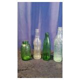 4 Glass Bottles