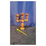 Ukrainian Handmade 3 Candle Holder