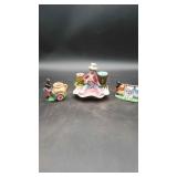 3 Porcelain Americana Figurines
