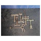 7 Antique Speciality Wrenches