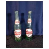 2 Dr Pepper Bottles