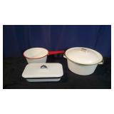 3 pcs of Enamelware