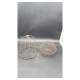 Primitive Wire Egg Basket & Primitive Horse/