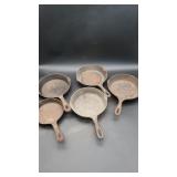 5 Cast Iron Skillets