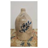 New York Stoneware Co. 2 Gallon w/ Blue Floral