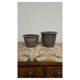 2 North Carolina Cream Crocks