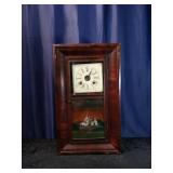 Circa 1870 Waterbury "O-Gee" Clock