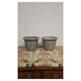 2 Piedmont North Carolina Cream Crocks.