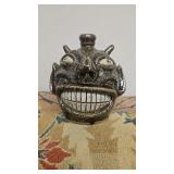 Steve Abee Big Teeth Face Jug With Horns