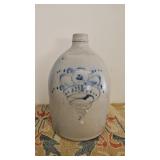 A B Wheeler & Co Boston Mass. Blue Decorated Jug.