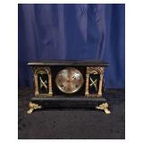 Circa 1918 Ingraham Black Mantle Clock