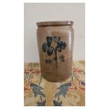 Fine Peter Hermann Decorated 2 Gal Stoneware Jar