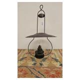 Antique Hanging Kerosene Lamp.