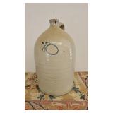 Stoneware One Handle Saltglaxed jug.
