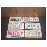 Misc Tennessee Automobile Tags