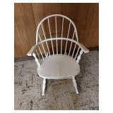 Winsor Style Rocking Chair Painted White