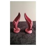 2 Van Briggle Pottery Arts & Crafts Mulberry Glaze