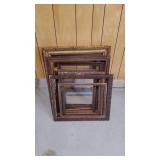 8 Vtg Picture Frames