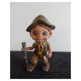 Vtg Ceramic Boy Scout Figurine