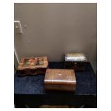 2 Wooden Boxes & A Chest