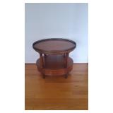 Henredon Regency Style Wood Table w/ Tray Top &