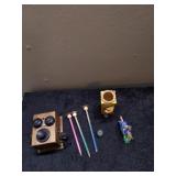 Toy Vtg Wall Phone & Misc