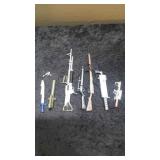 Vtg G.I. Joe Mixed Lot of Toy Knives & Guns