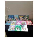 12 Vtg Golden Books