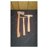 Hatchet, Tack Hammer & Masonry Hammer